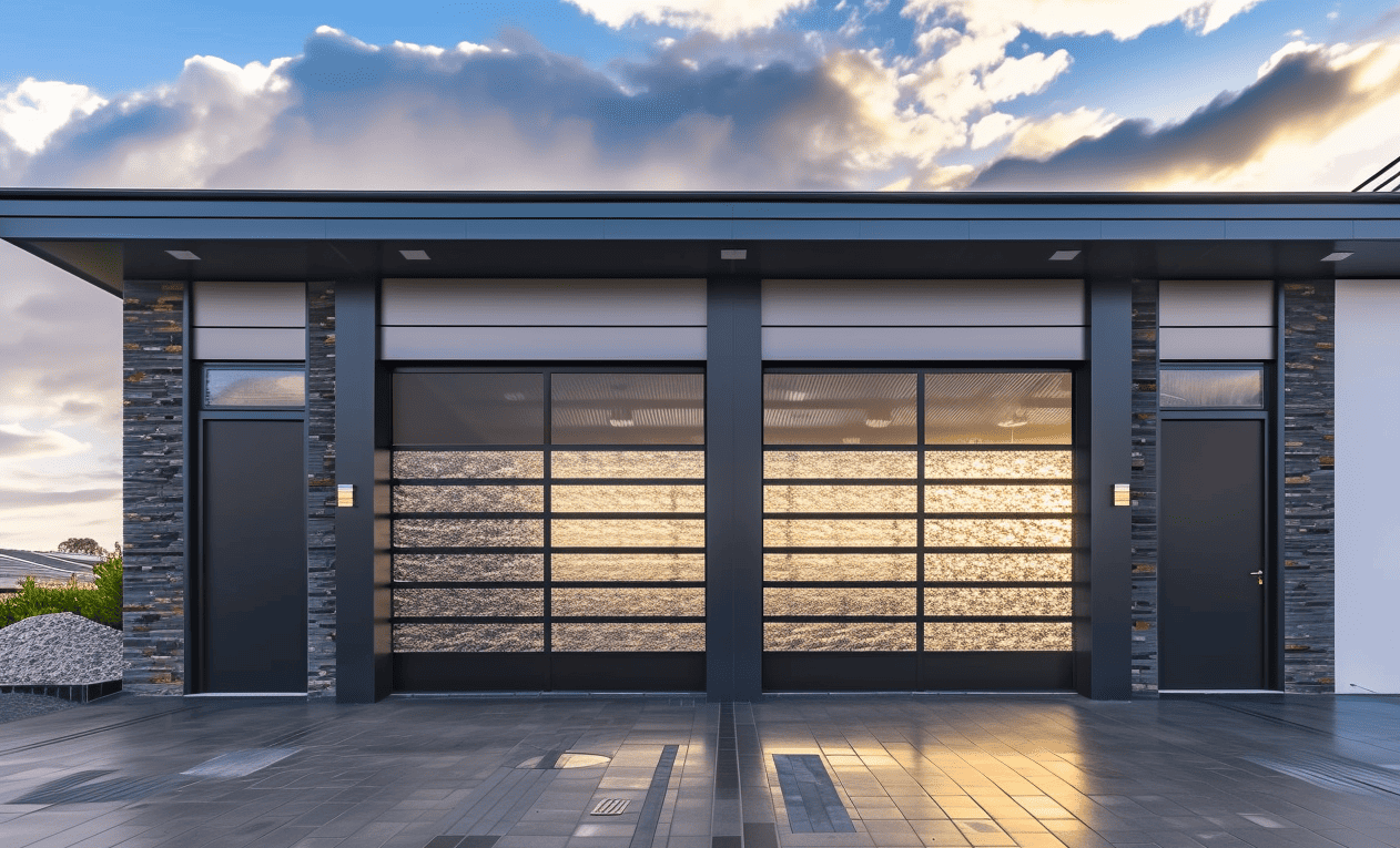 Variety of garage doors available for sale in the western suburbs.