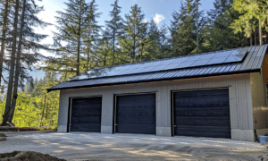 Three-car steel garage kits in British Columbia provide durable and spacious storage solutions for vehicles and equipment.