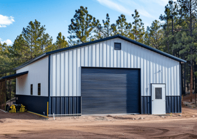 Detached Metal Garage with Workshop in Brampton