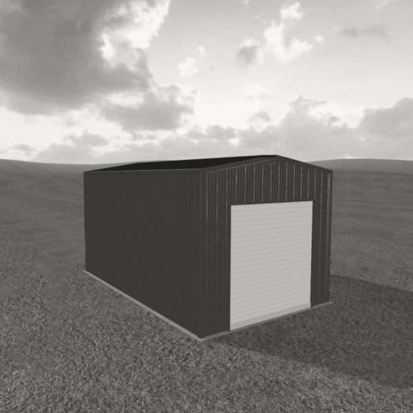 12x20 garage package with three units, outdoor view of structured garages, practical storage solution, durable design