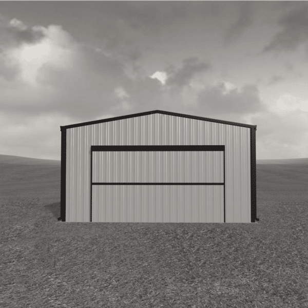 20x24 large metal shed with spacious interior and durable steel construction for storage and workshops