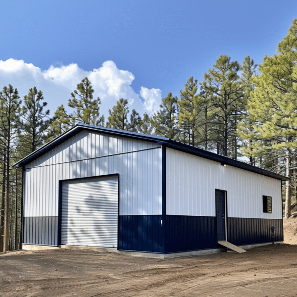 Image of a 20x40 garage package from Hero with ample space for storage and vehicles, featuring durable construction and modern design.