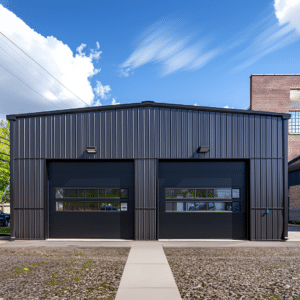 Garage Package featuring tools and storage solutions, organized neatly in a spacious garage, ideal for home improvement projects.