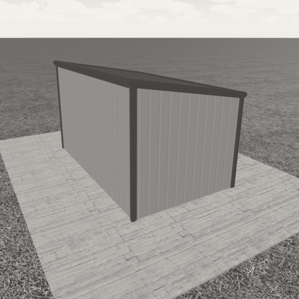 12x20 metal building MB212122010S0 designed for storage or workshops with durable construction and versatile design.