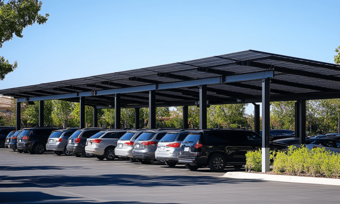 Solar Carport In Barrie, Ontario