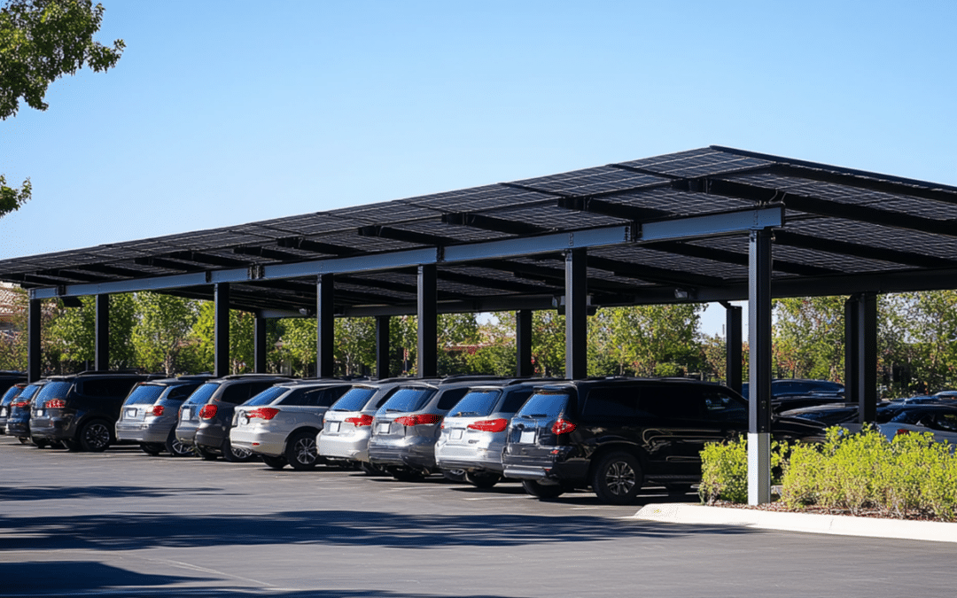 Solar Carport In Barrie, Ontario