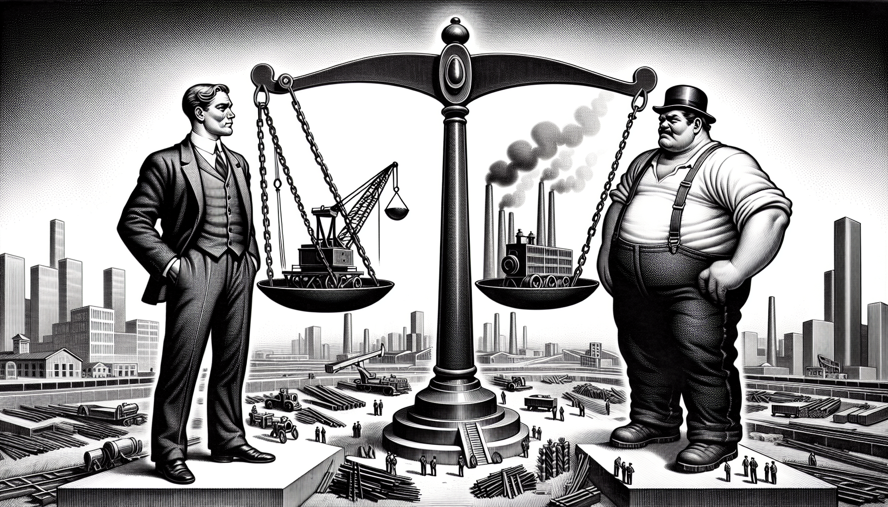 Ontario tariffs political faceoff image depicting debate and conflict over trade policies in Ontario.