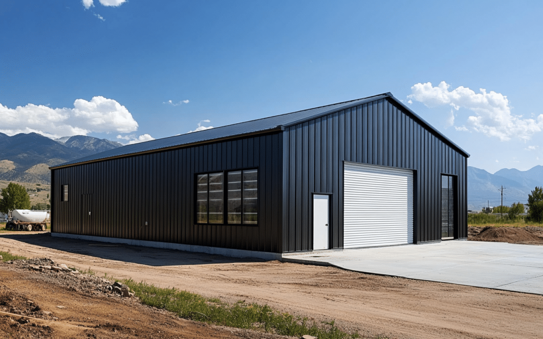 Alpine-Ready Steel Workshop in Canmore, Alberta