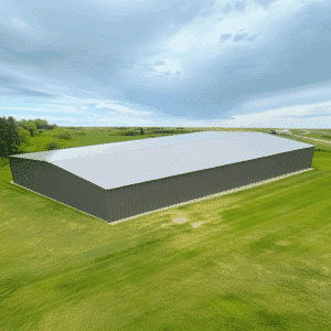 100x200 Steel Building Kit – Commercial Operations Center