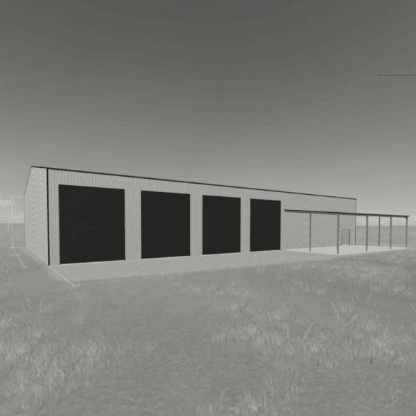 60x120 Steel Building Kit – Workshop & Garage Combo - Image 3