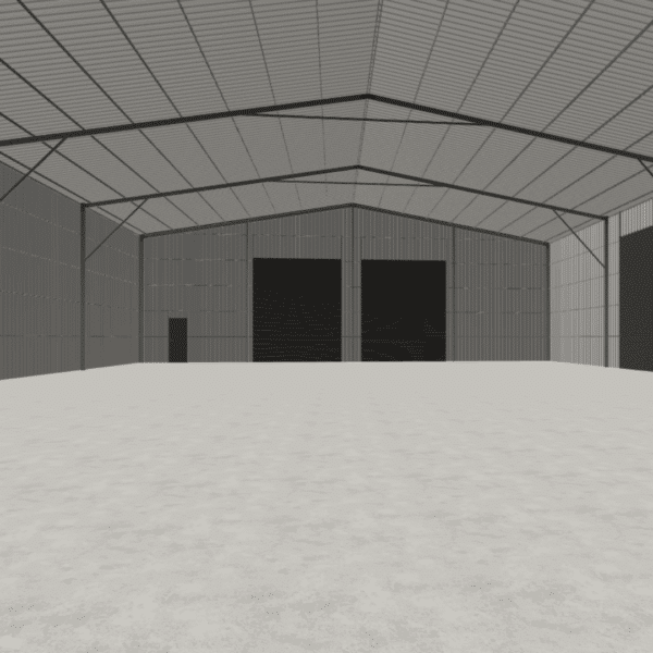 66x120 Steel Building Kit – Industrial Warehouse - Image 2